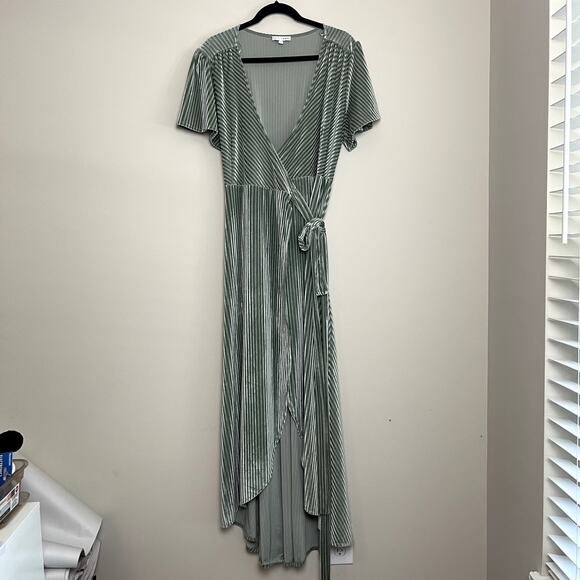 Baltic Born Sage Green Midi Dress - Picture 2 of 8